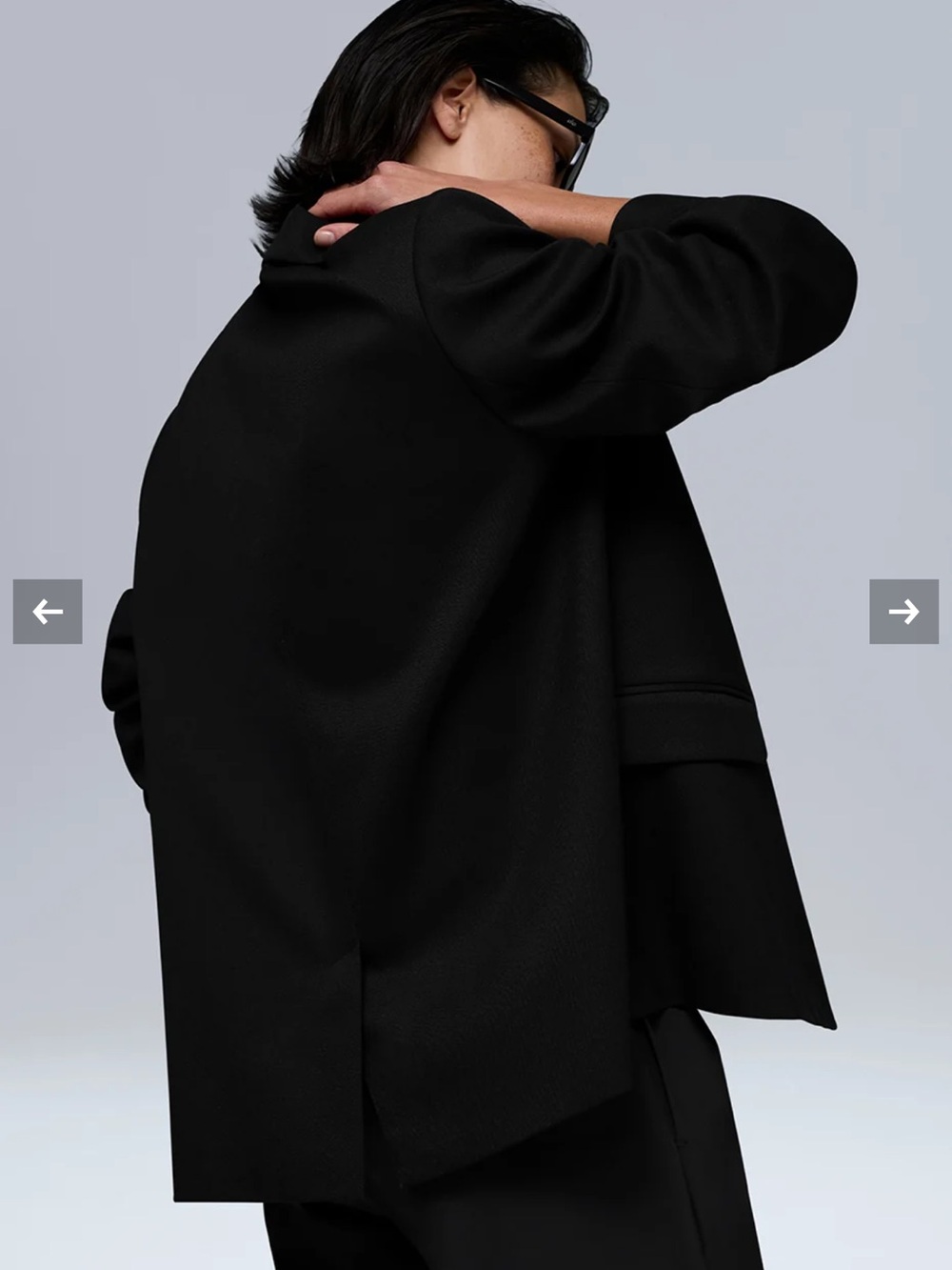 Alo Yoga Women’s First-Class Single Breasted Boxy Boyfriend Blazer Black Small - Picture 10 of 13